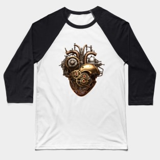 Steampunk Heart Baseball T-Shirt